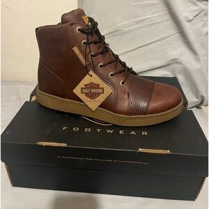 New Harley Davidson D96261 Size 10.5 Men’s - Brown Breman 4.5” Sneaker Boot